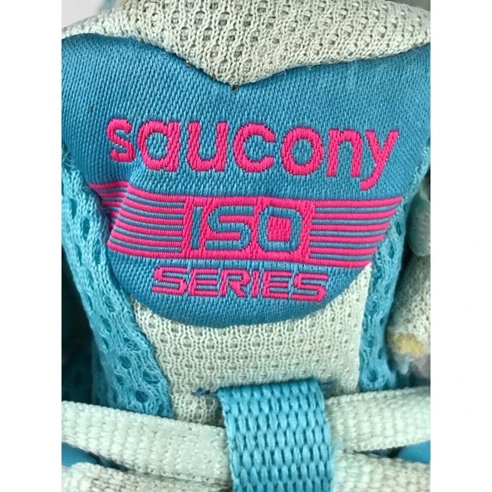 Saucony Womens Aqua ISO Series SY53672 Lace Up Running Shoes Size US 4.5 M - Picture 8 of 10